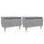 Mese laterale 2 buc. gri sonoma 50x46x35 cm lemn compozit GartenMobel Dekor