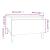 Mese laterale, 2 buc., alb, 50x46x35 cm, lemn compozit GartenMobel Dekor