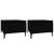 Mese laterale, 2 buc., negru, 50x46x35 cm, lemn compozit GartenMobel Dekor