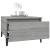 Mese laterale 2 buc. gri sonoma 50x46x35 cm lemn compozit GartenMobel Dekor