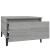 Mese laterale 2 buc. gri sonoma 50x46x35 cm lemn compozit GartenMobel Dekor