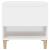 Noptiere, 2 buc., alb, 50x46x50 cm, lemn prelucrat GartenMobel Dekor