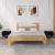 Noptiere, 2 buc., negru, 50x46x50 cm, lemn prelucrat GartenMobel Dekor