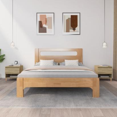 Noptiere, 2 buc., stejar sonoma, 50x46x50 cm, lemn prelucrat GartenMobel Dekor