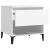 Mese laterale, 2 buc., alb, 50x46x50 cm, lemn compozit GartenMobel Dekor