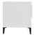 Mese laterale, 2 buc., alb, 50x46x50 cm, lemn compozit GartenMobel Dekor