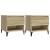 Mese laterale 2 buc. stejar sonoma 50x46x50 cm lemn compozit GartenMobel Dekor