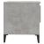 Mese laterale, 2 buc., gri beton, 50x46x50 cm, lemn compozit GartenMobel Dekor