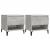 Mese laterale, 2 buc., gri beton, 50x46x50 cm, lemn compozit GartenMobel Dekor
