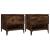 Mese laterale 2 buc. stejar fumuriu 50x46x50 cm lemn compozit GartenMobel Dekor
