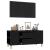 Comodă TV, negru, 102x44,5x50 cm, lemn prelucrat GartenMobel Dekor
