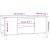 Comodă TV, gri beton, 102x44,5x50 cm, lemn prelucrat GartenMobel Dekor