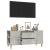 Comodă TV, gri beton, 102x44,5x50 cm, lemn prelucrat GartenMobel Dekor