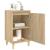 Noptiere, 2 buc., stejar sonoma, 40x35x70 cm, lemn prelucrat GartenMobel Dekor
