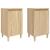 Noptiere, 2 buc., stejar sonoma, 40x35x70 cm, lemn prelucrat GartenMobel Dekor