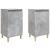 Noptiere, 2 buc., gri beton, 40x35x70 cm, lemn prelucrat GartenMobel Dekor