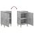 Noptiere, 2 buc., gri beton, 40x35x70 cm, lemn prelucrat GartenMobel Dekor