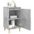Noptiere, 2 buc., gri beton, 40x35x70 cm, lemn prelucrat GartenMobel Dekor