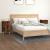 Noptiere, 2 buc., stejar afumat, 40x35x70 cm, lemn prelucrat GartenMobel Dekor