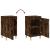 Noptiere, 2 buc., stejar afumat, 40x35x70 cm, lemn prelucrat GartenMobel Dekor