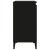 Noptiere, 2 buc, negru, 40x35x70 cm, lemn prelucrat GartenMobel Dekor