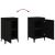 Noptiere, 2 buc, negru, 40x35x70 cm, lemn prelucrat GartenMobel Dekor