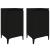 Noptiere, 2 buc, negru, 40x35x70 cm, lemn prelucrat GartenMobel Dekor
