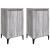 Noptiere, 2 buc., gri sonoma, 40x35x70 cm, lemn prelucrat GartenMobel Dekor