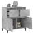 Servantă, gri beton, 60x35x70 cm, lemn prelucrat GartenMobel Dekor