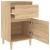 Noptiere, 2 buc., stejar sonoma, 40x35x70 cm, lemn prelucrat GartenMobel Dekor