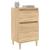 Noptiere, 2 buc., stejar sonoma, 40x35x70 cm, lemn prelucrat GartenMobel Dekor