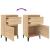 Noptiere, 2 buc., stejar sonoma, 40x35x70 cm, lemn prelucrat GartenMobel Dekor
