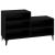 Pantofar, negru, 102x36x60 cm, lemn compozit GartenMobel Dekor