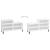 Pantofar, alb extralucios, 102x36x60 cm, lemn compozit GartenMobel Dekor