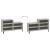 Pantofar, gri beton, 102x36x60 cm, lemn prelucrat GartenMobel Dekor