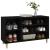 Pantofar, negru, 102x36x60 cm, lemn compozit GartenMobel Dekor
