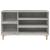 Pantofar, gri beton, 102x36x60 cm, lemn prelucrat GartenMobel Dekor