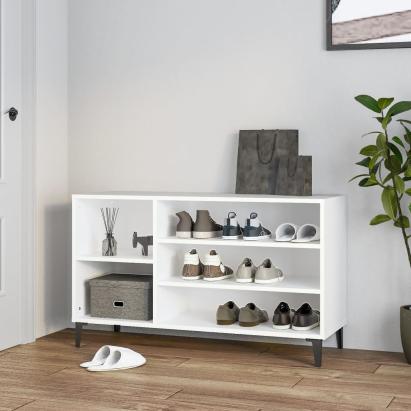Pantofar, alb, 102x36x60 cm, lemn compozit GartenMobel Dekor