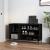 Pantofar, negru, 102x36x60 cm, lemn compozit GartenMobel Dekor