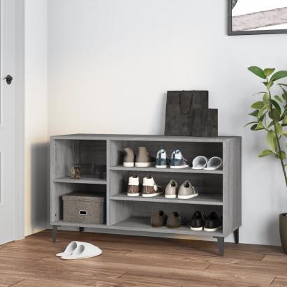 Pantofar, gri sonoma, 102x36x60 cm, lemn prelucrat GartenMobel Dekor