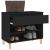 Pantofar, negru, 70x36x60 cm, lemn prelucrat GartenMobel Dekor