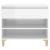 Pantofar, alb extralucios, 70x36x60 cm, lemn prelucrat GartenMobel Dekor