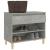 Pantofar, gri beton, 70x36x60 cm, lemn prelucrat GartenMobel Dekor