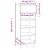 Pantofar, alb, 40x36x105 cm, lemn compozit GartenMobel Dekor