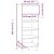 Pantofar, gri sonoma, 40x36x105 cm, lemn prelucrat GartenMobel Dekor
