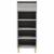 Pantofar, gri sonoma, 40x36x105 cm, lemn prelucrat GartenMobel Dekor