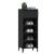 Pantofar, negru, 40x36x105 cm, lemn prelucrat GartenMobel Dekor