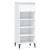 Pantofar, alb extralucios, 40x36x105 cm, lemn compozit GartenMobel Dekor