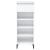 Pantofar, alb extralucios, 40x36x105 cm, lemn compozit GartenMobel Dekor