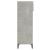 Pantofar, gri beton, 40x36x105 cm, lemn prelucrat GartenMobel Dekor